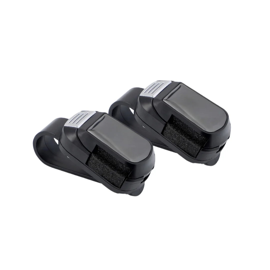Car Glasses Holder Clip - Durable ABS Resin, Easy Installation for All Vehicle Models, Keeps Fashion Glasses Secure & Visible on