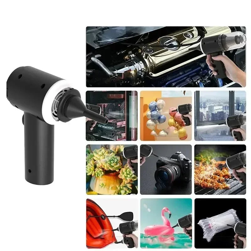 New Car Vacuum Cleaner Powerful Cleaning Machine Car Cleaner Mini Wireless Portable Handheld Household Vacuum Clean