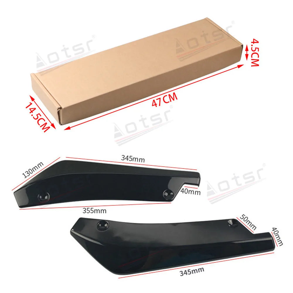 The Automobile modification accessories of general use Carborn Fiber material Car rear corner covers rear lip and rear spoiler