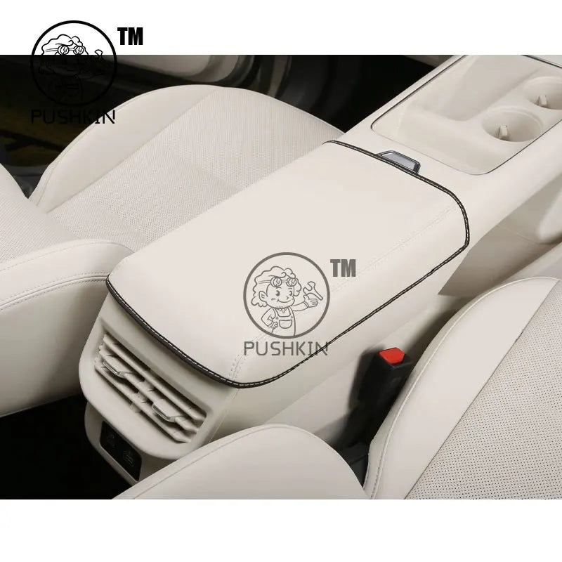 For HAVAL H6 4th 2025 2026 Car Styling Interior Armrest Anti-dirty Pad Cover Sticker PU Leather Cover Modificated Accessories