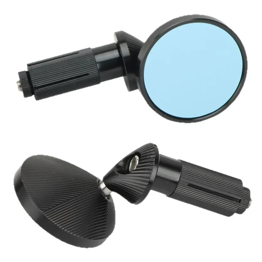 Motorcycle Accessories Reflective Mirror Aluminum Alloy Electric Car Mini Plug Small Round Mirror Boutique Rearview Mirror