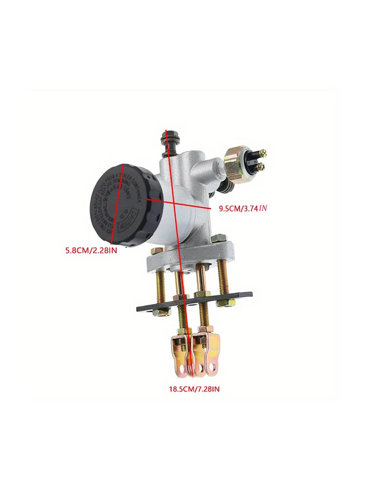 One  three brake master pumps are suitable accessories for small off-road vehicles/UTVs