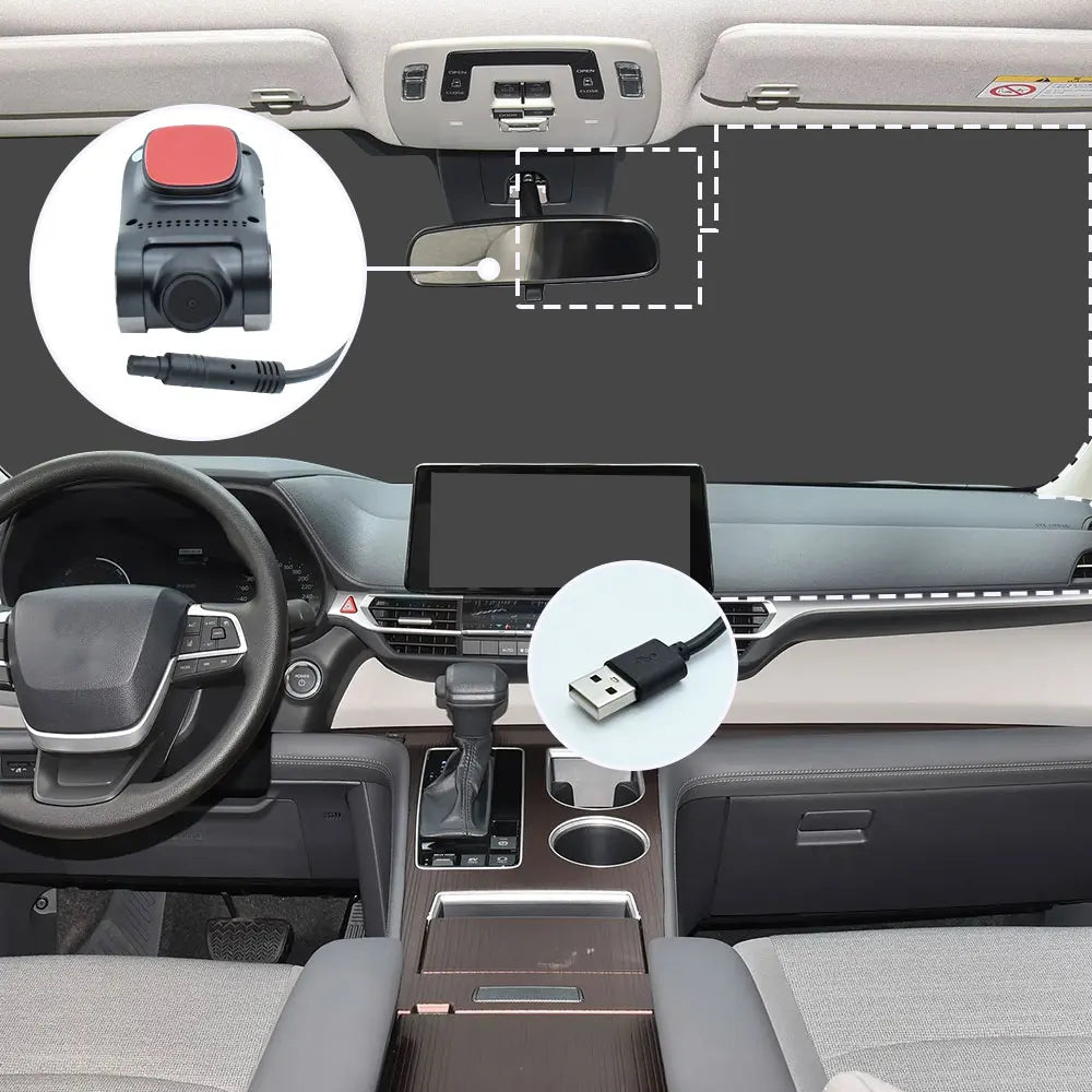 1080P 2K ADAS DashCam Recorder Car DVR Camera Night Version loop recording For Car Radio Android Player HD USB Dash Cam DVRs