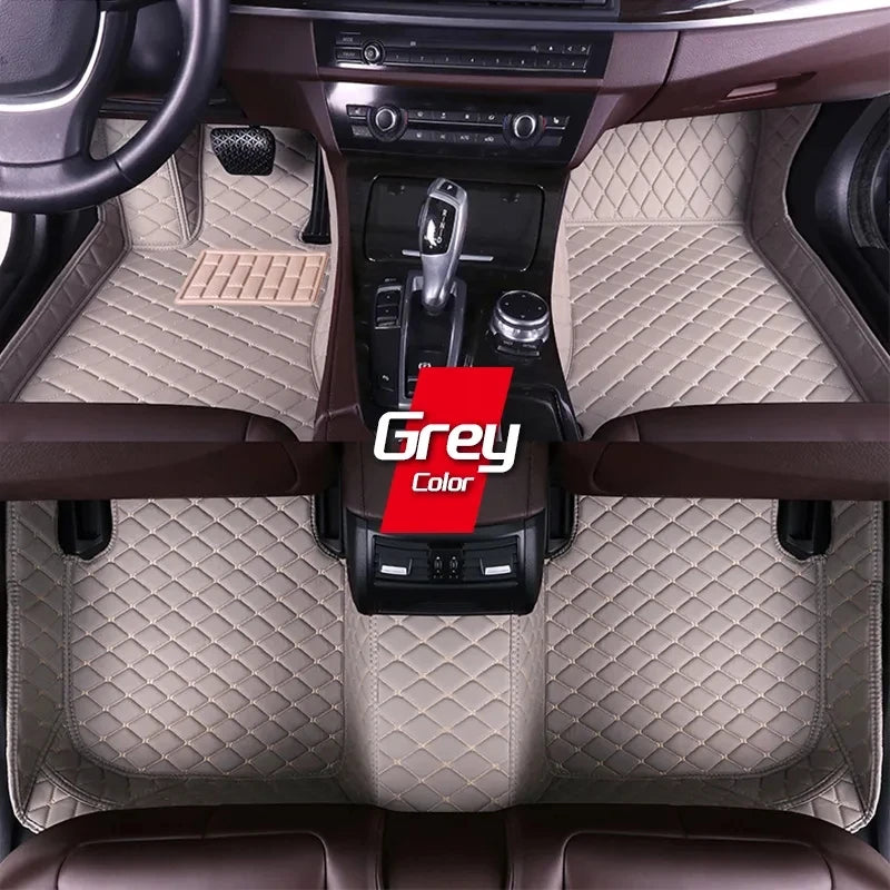 Car Mats Floor For Citroën C4 Cactus 2014~2020 Waterproof Leather Car Mat Fully Set Tapete Automotivo Para Carro Car Accessories
