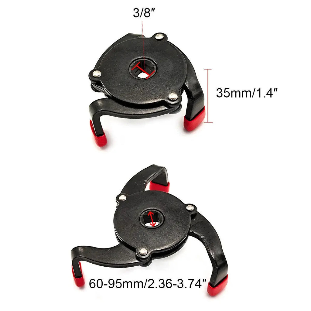 Universal 3 Jaw High Quality Oil Filter Remover Tool Cars Oil Filter Removal Tool Interface Special Tools Oil Filter Wrench Tool