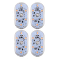 Car LED Touch Lights USB Sensor Rechargeable Reading Light Auto Door Light Roof Ceiling Lamp Car Interior Atmosphere Lamp