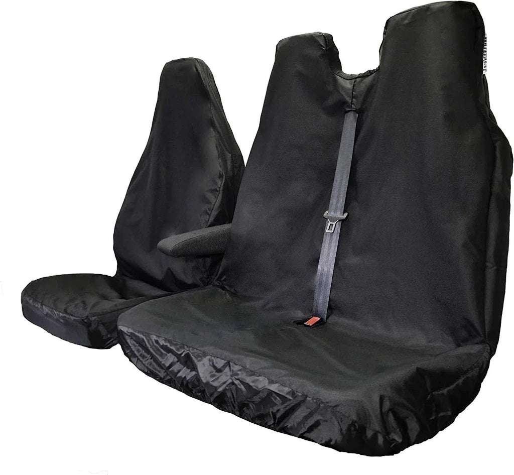 Waterproof Polyester Universal Seat Cover Front Car Van Seat Covers Protectors Nonslip Backing Dust-Proof for Cars Seat Covers