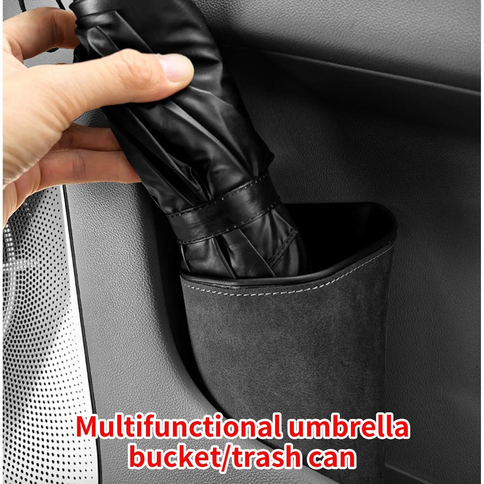 Car Umbrella Storage Bucket Car Storage Holder For Umbrella Car Rear Seat Clip On Umbrella Rack Car Interior Accessories