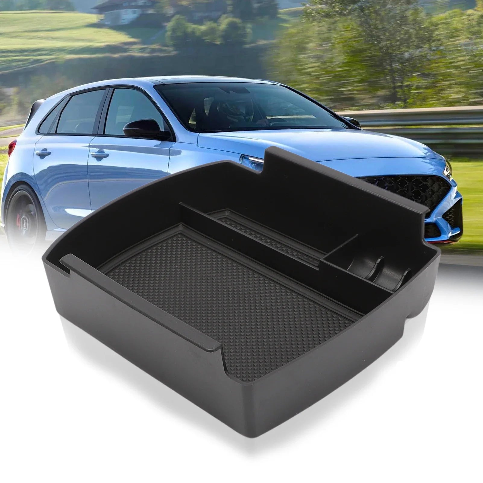 Car Armrest Box Storage Central Control Container for Hyundai i30 2017-2023 Interior Accessories