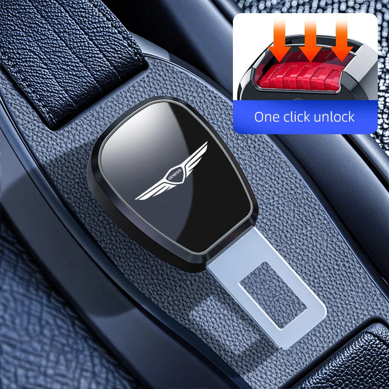 Car Interior Seat belt Clip Metal Extenders Car Accessories For Genesis G80 GV70 GV80 GV60 G70 Essentia Neolun G90 GV90 X