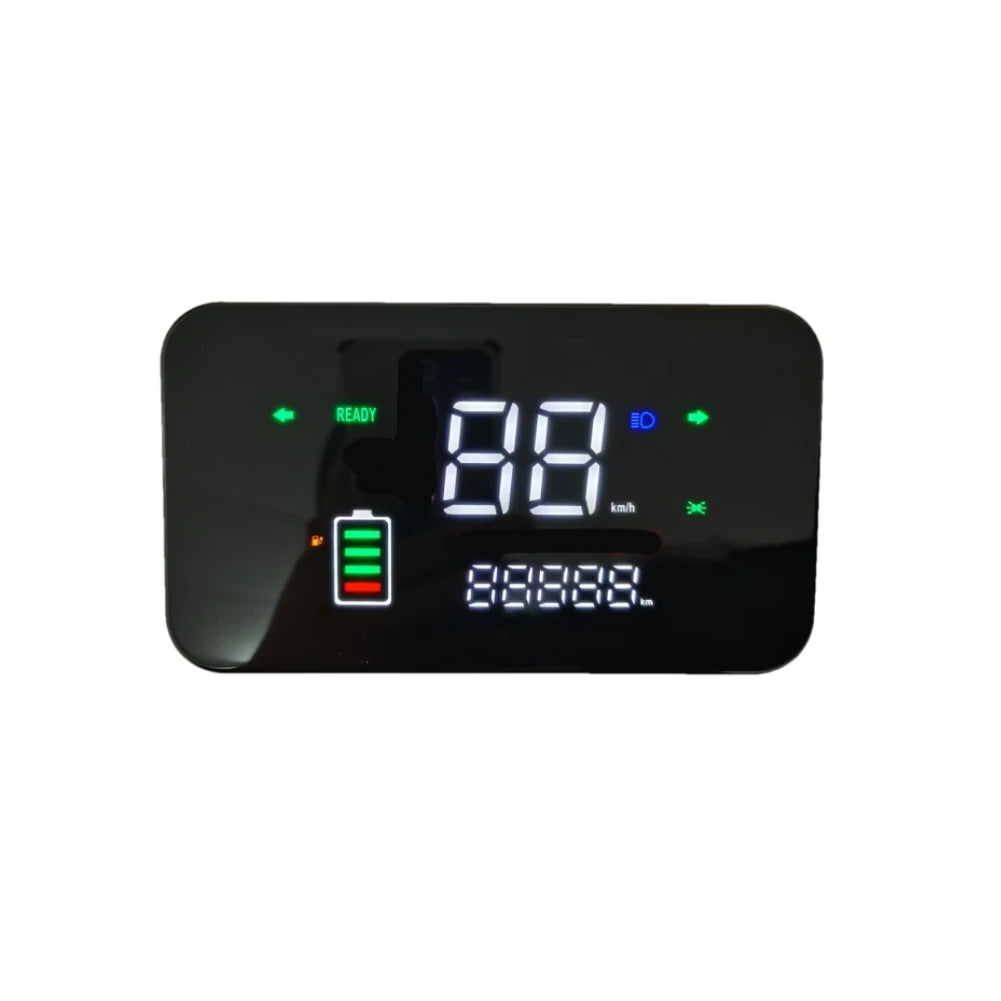 Electric Bike LED Display Motorcycle Speedmeter Meter Battery Turn Light Head Light Display 48-72V Electric Tricycle Bike Part