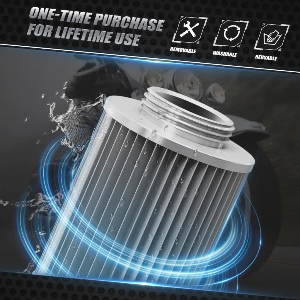 For Harley Street Glide Special FLHXS/FLHX 2017-23 Reusable Oil Filter Kit CVO Road Glide Street Bob FXBB Softail Standard FXST