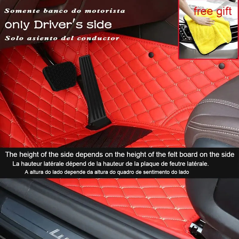 Floor Mats Car For Honda Civic 6th Ferio EJ EK EM Sedan 1999 2000 Luxury Car Floor Mats Left Or Right Hand Drive Car Accessories
