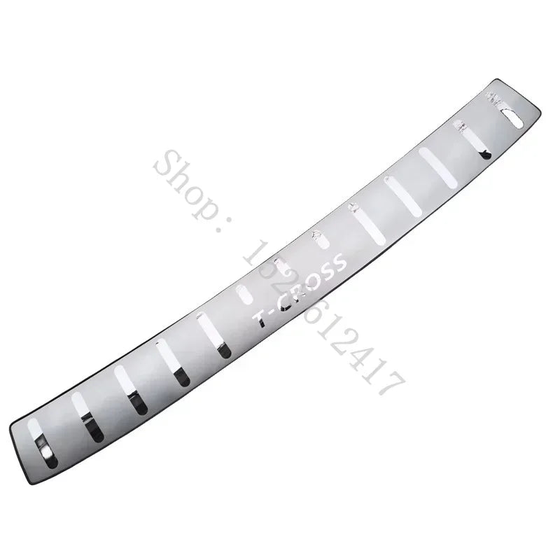 For VW Volkswagen T-cross Tcross 2019 2020~2024 Car accessories Rear Bumper Protector Sill Trunk Tread Plate Trim rear styling