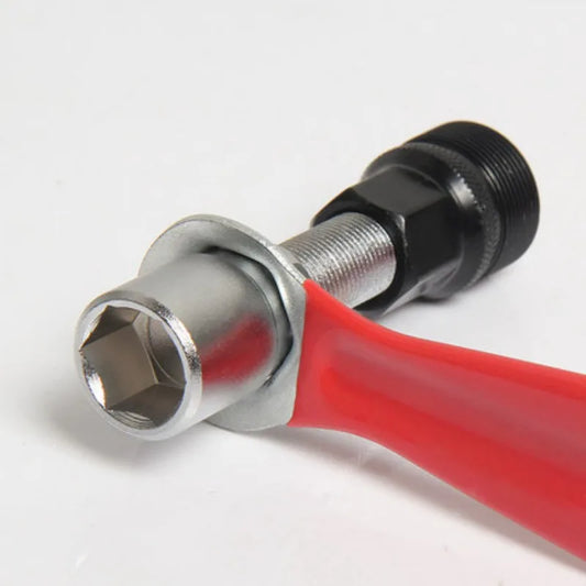 Bicycle Crank Arm Removal Tool Bike Crank Puller Pedal Wrench Multi-Function Crankset Pedal Crank Pull Bolt Remover Repair Tool