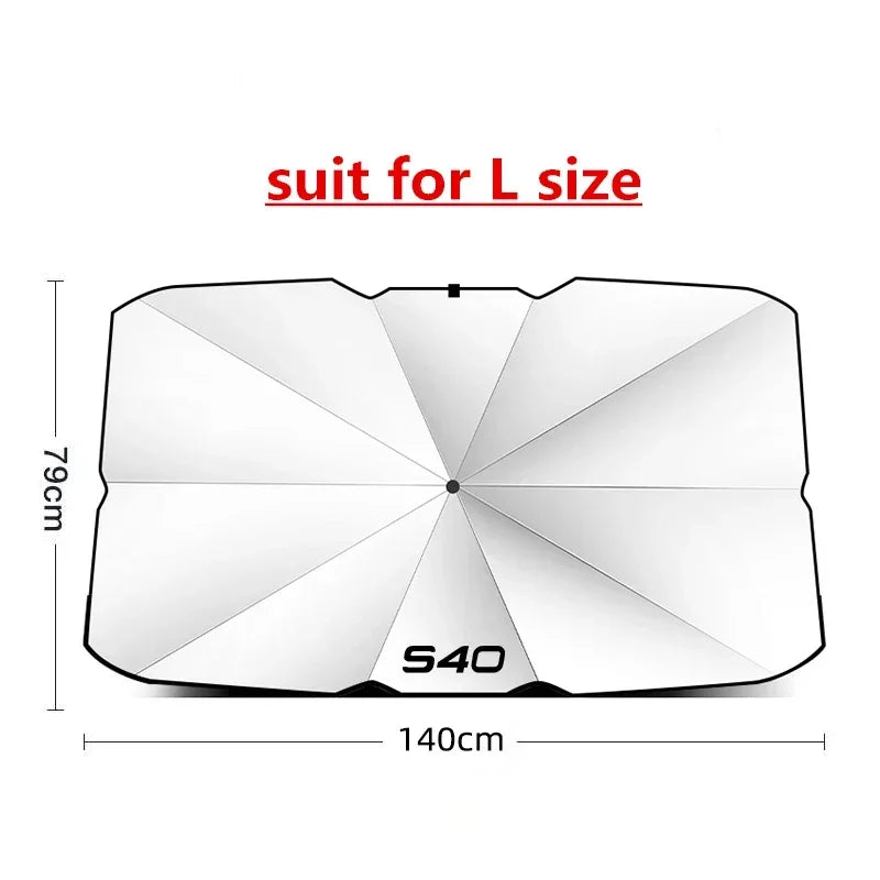 Car parasol car interior windshield sun visor for Volvo XC90 XC60 C30 T6 S60 C70 XC40 V40 XC70 V60 V50 S80 S40 AWD V90 S90