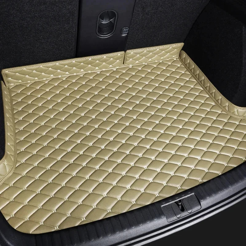 Custom Automotive Car Floor Mats For Mercedes W124 1985 1986 1987 1988 1989 Auto Luxury Leather Men Women Car Mats Full Coverage