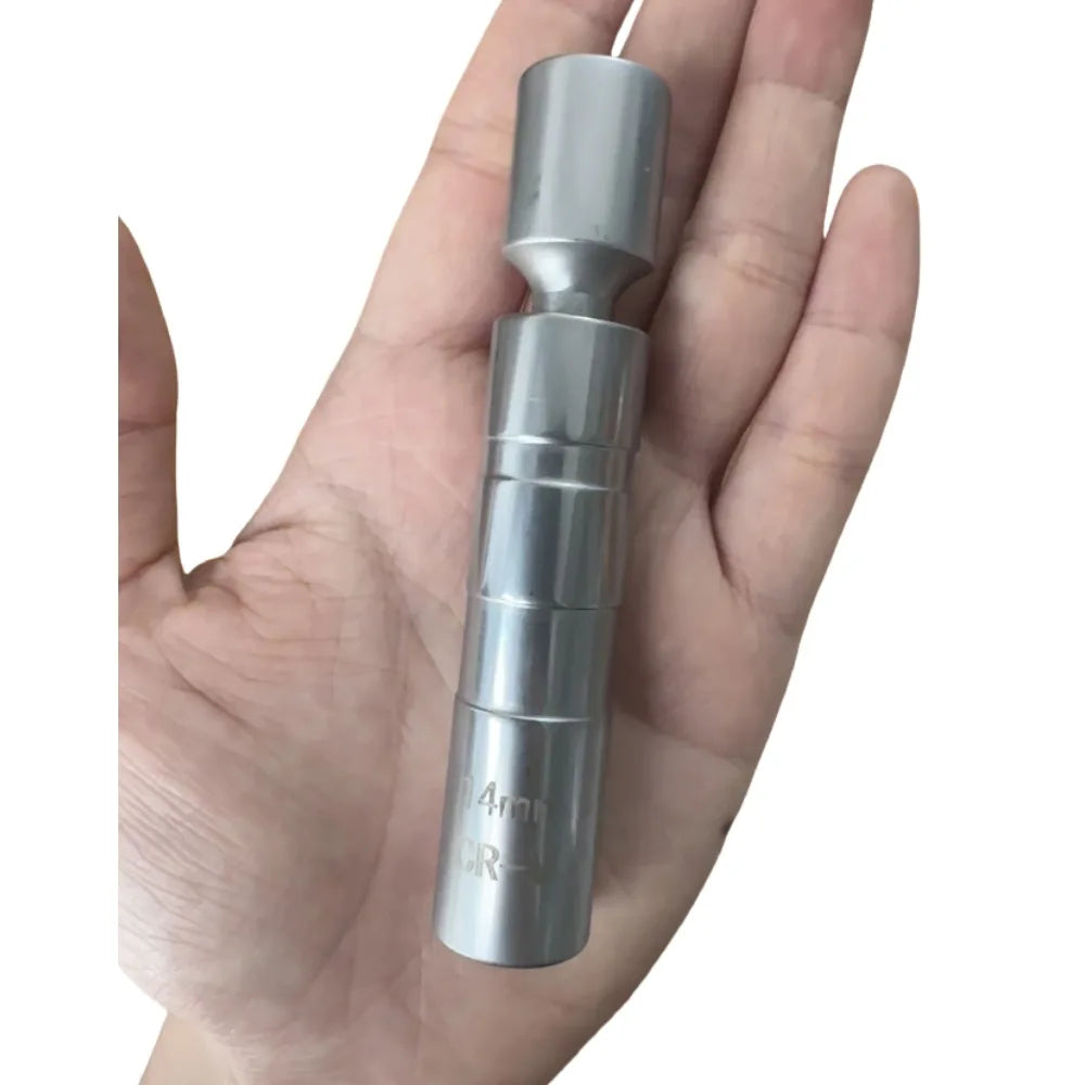 Spark plug socket wrench adapter 14mm 16mm universal joint with magnetic flexible thin-walled 3/8 "drive car maintenance tool