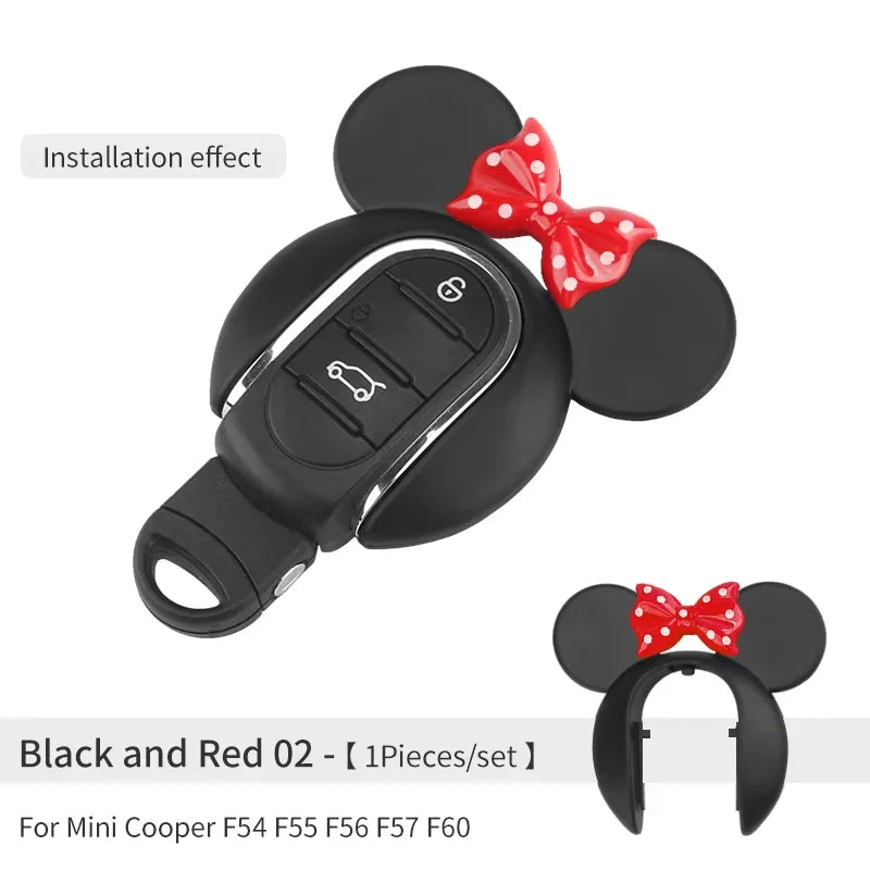 Car Key Case Protector Cover For Mini Cooper S JCW F56 F60 F55 F54 F57 Countryman Clubman Car Styling Key Decorative Accessories