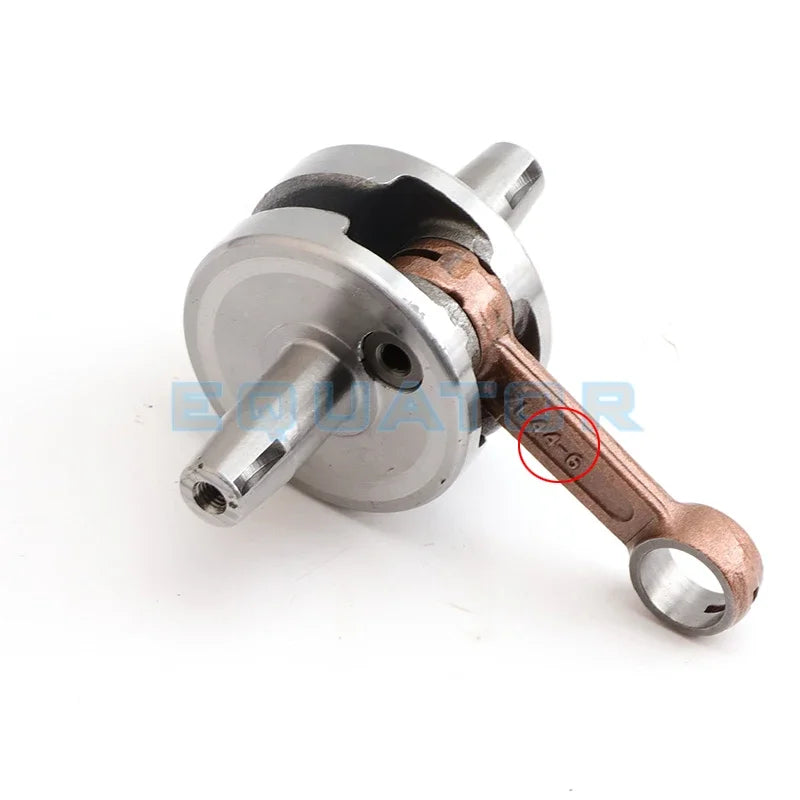 motorcycle parts 2 stroke 49cc 44-6 Full Circle Crank for pocket bike scooter engine Crankshafts parts Mini dirt bike ATV Quads