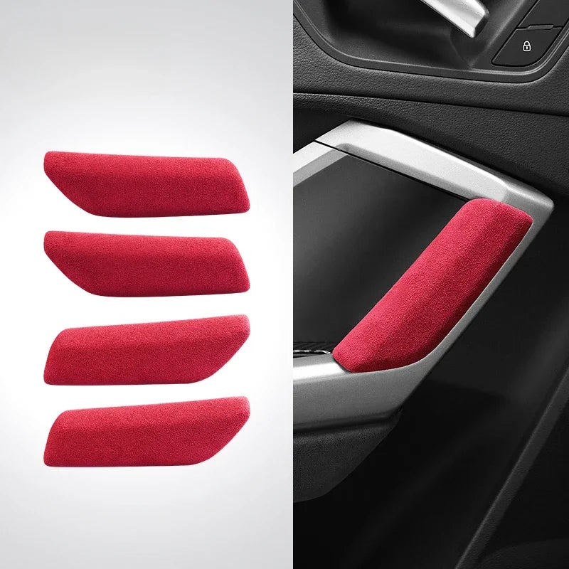 For Audi Q3 2019-2022 Car Interior Supplies Modified Decorative Supplies Door Handle Car Handle Decorative Modification Cover
