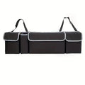 Car Organizer Trunk Storage Bag with 4 Pockets Multi-Functional Car Trunk Organizer, Backseat Storage Bag with Adjustable Straps