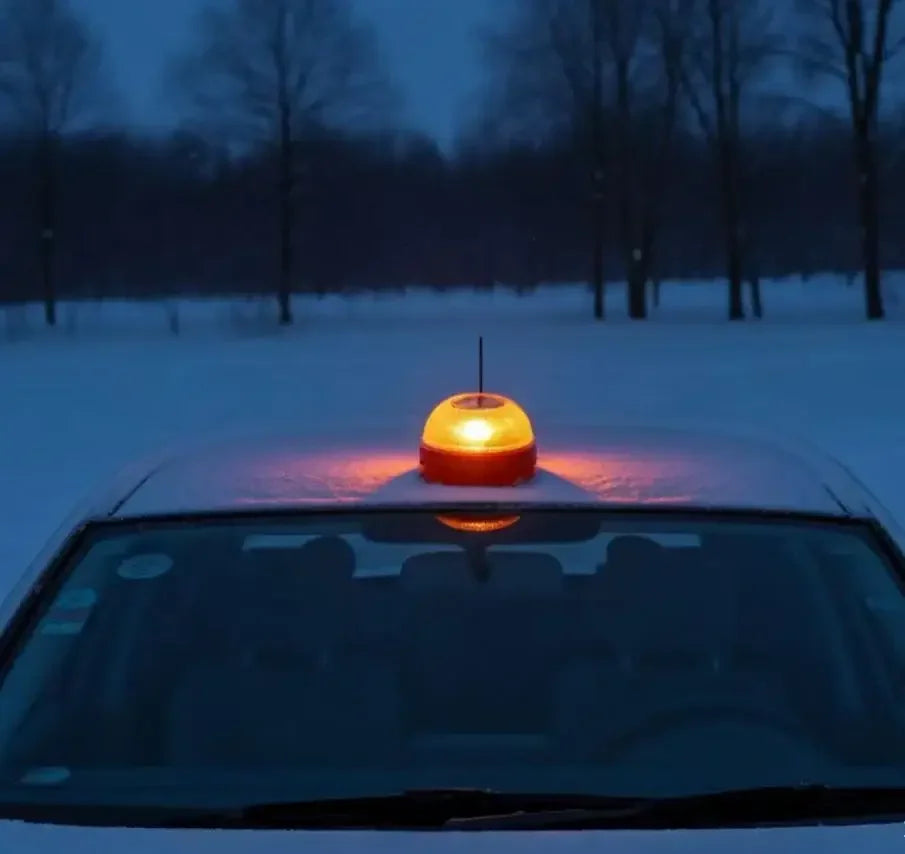 LED Car Emergency Light Approved by DGT with Geolocation Tracker for Quick And Efficient Position Light 360 Degree Vision