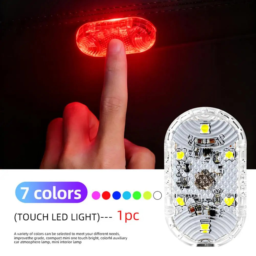 Car Interior Light Auto Roof Ceiling Reading Lamp LED Car Styling Night Light Mini USB Charging Car Light 5V