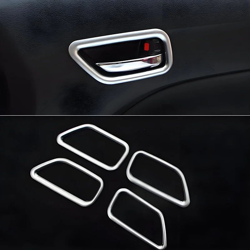 For Suzuki Vitara 2015 2016 2017 2018 Car Trim Styling ABS Inside Door Handle Cover Accessories
