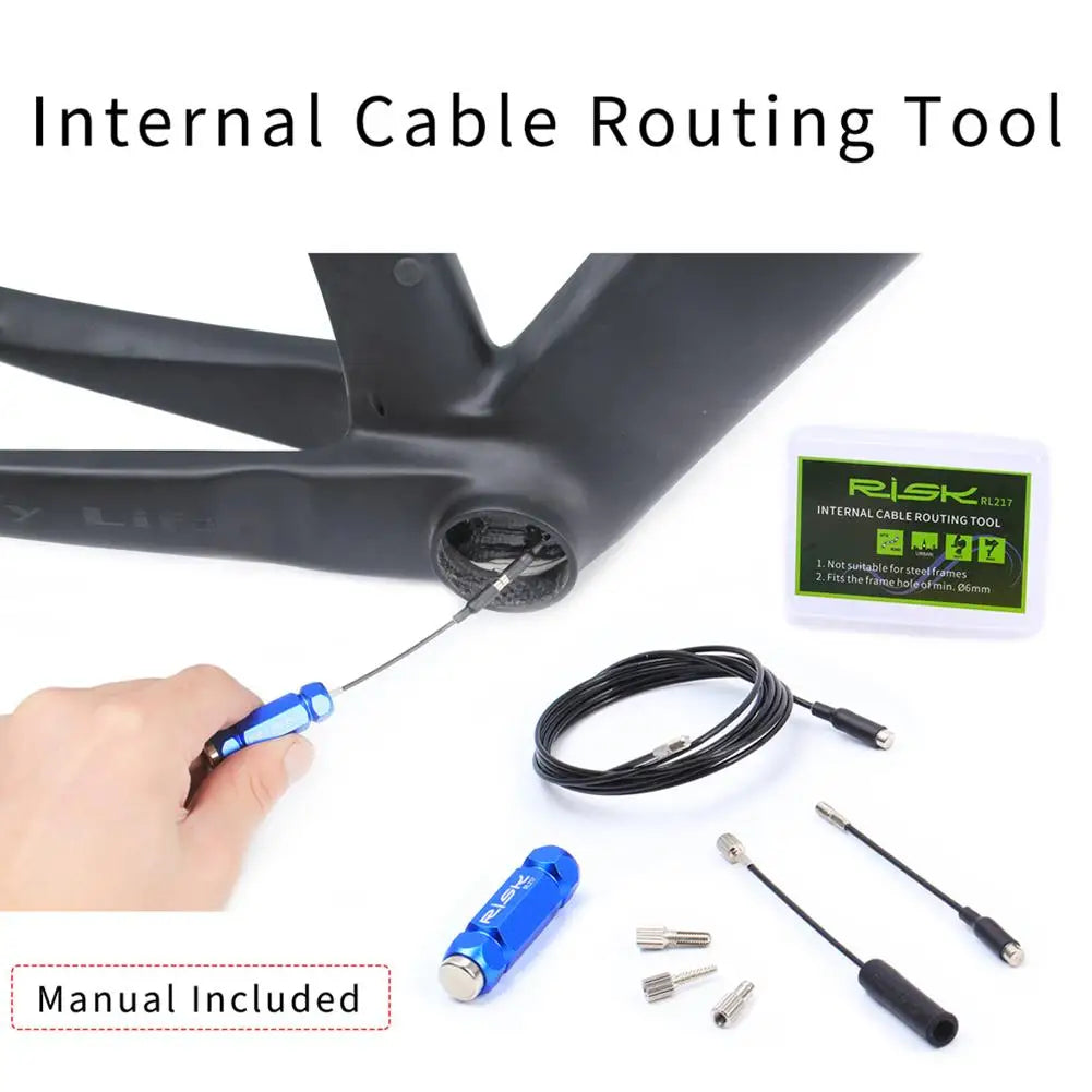 Bicycle Internal Cable Routing Tool Kit MTB Road Bikes Shift Cable Hydraulic Wire Inner Cable Guide For Cycling Bike Accessories