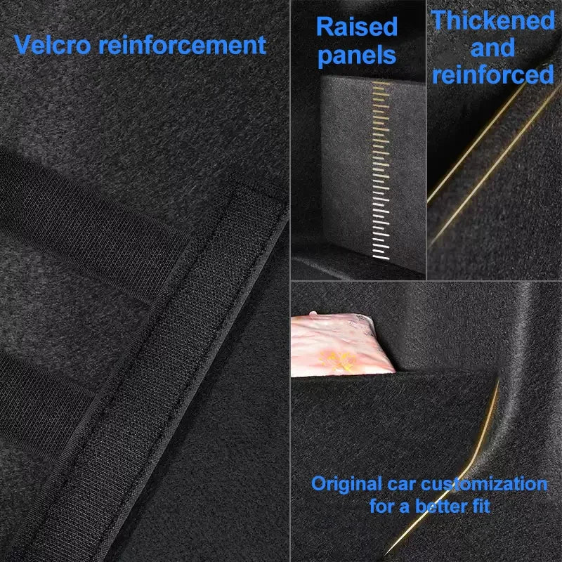 For Chery Exeed RX 2023-2025 Omoda C9 Car Trunk Storage Box Rear Anti-dirty Organizer Partition Side Auto Interior Accessories