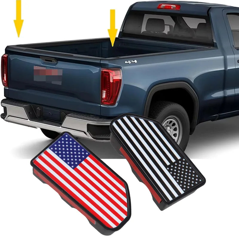 Stake Pocket Covers Custom For GMC Sierra 1500 Chevrolet Silverado 1500 2019+ Truck Bed Rail Hole Plugs Stake Pocket Caps Cover