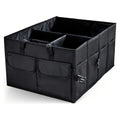 Large capacity car storage box, car trunk organizer, environmentally friendly, ultra durable, foldable cargo storage tool