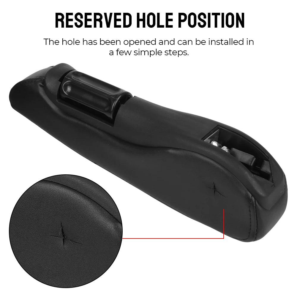 Apoyabrazos universal ajustable para lado izquierdo y derecho para camión, remolque, caravana, coche, consola central, caja de reposabrazos, accesorios interiores