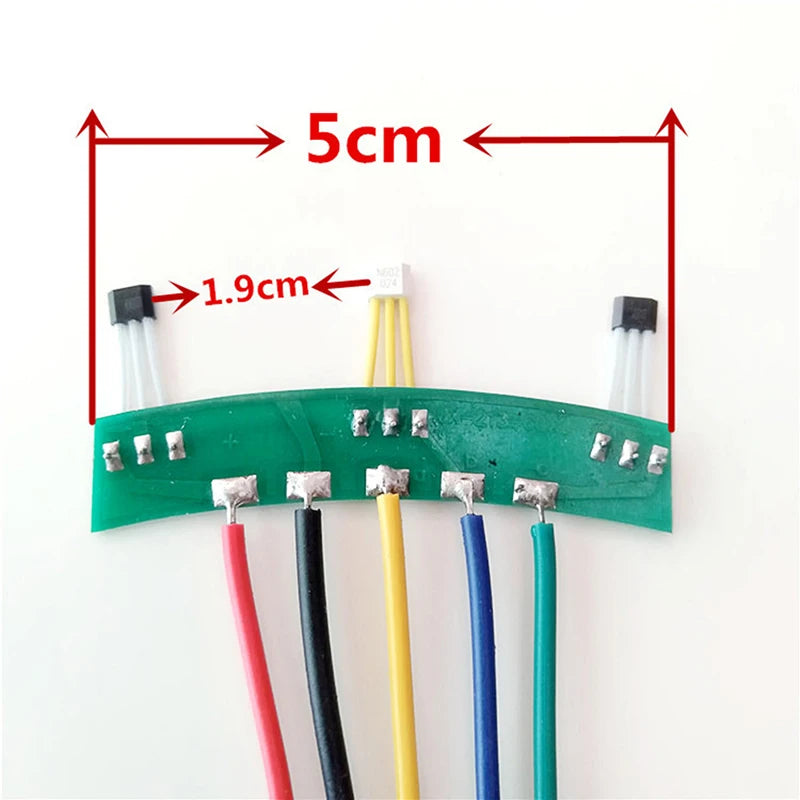 2-Wheels Electric Vehicles Motor Hall Sensor 213 Motor Hall Sensor 60 Degree With PCB For Element E-Bike