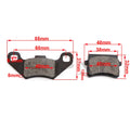 1 Pair Motorcycle Brakes Front Rear Disc Brake Pads Shoes For 50cc 70cc 110cc 125cc 150cc ATV Taotao Suzuki Kawasaki