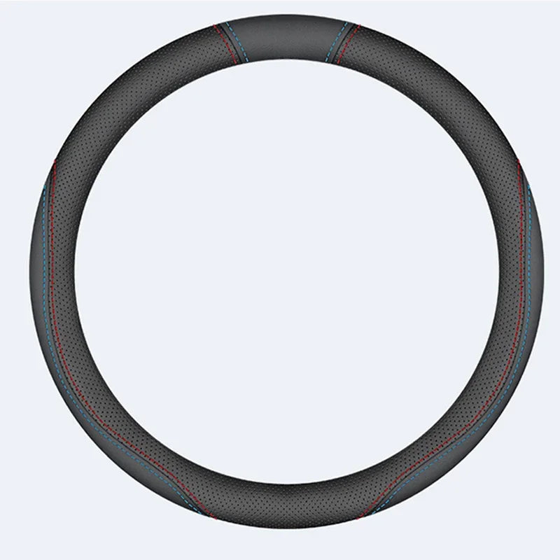 Large Size Bus Truck Steering Wheel Cover Leather Braid Cover for MAN TGS TGX E TGE CIT TGL TGM Auto Interior Accessories
