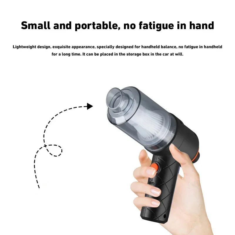690000Pa Wireless Car Vacuum Cleaner 120W 1200mah High-power Vacuum Cordless Handheld Auto Portabale Vacuum Cleaner 2026 New