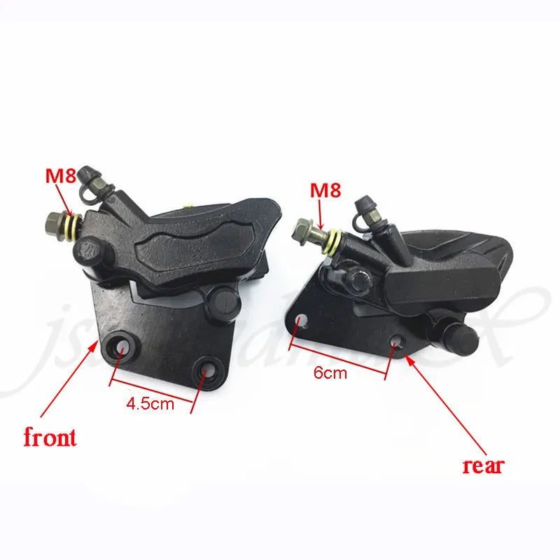 For Citycoco Front and Rear Brake Calipers With Brake Pads are Applicable to All Kinds of Electric Scooters and Motorcycle
