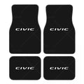 Civic Car Floormat Heavy Duty Front Rear Rubber Floor Mats Carpet Floor Protection Fits Most Vehicles