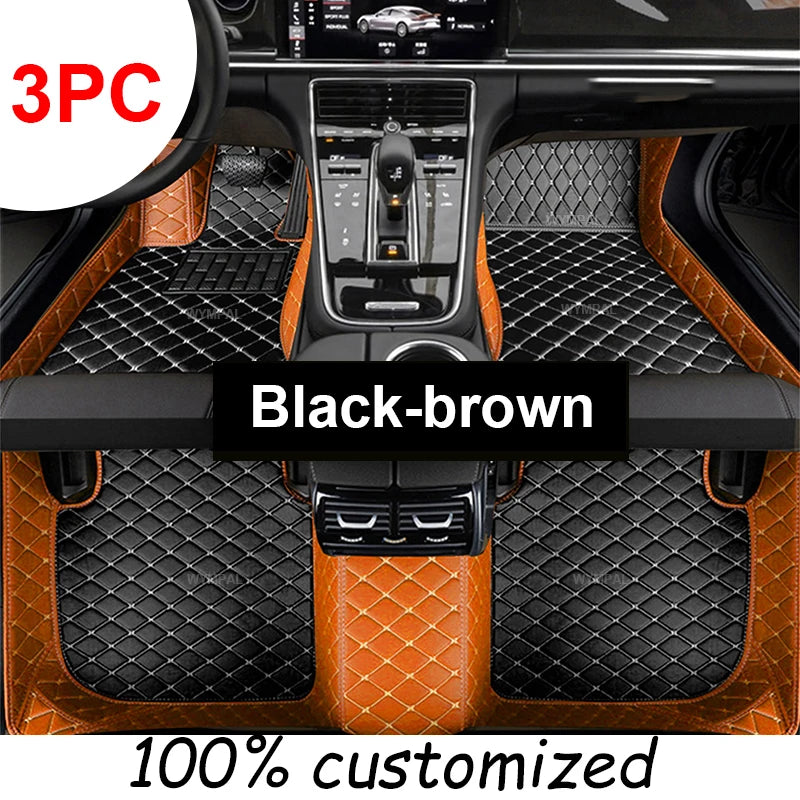 Car Floor Mats For Mazda2 Mazda 2 Demio  DJ DL 2015~2022 Leather Mat Rugs Carpets Interior Parts Car Accessories