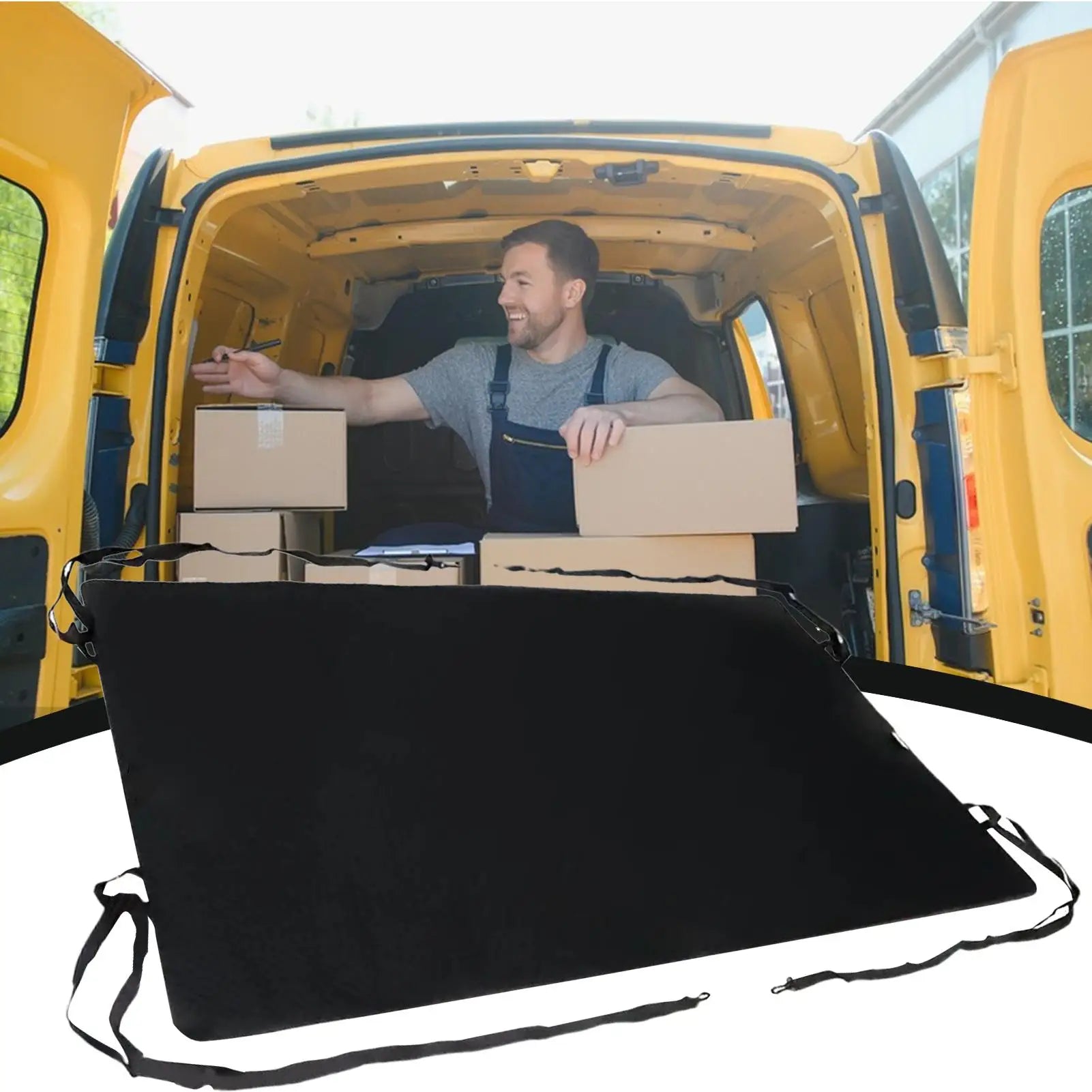 Rear Door RV Awning Campervan Rear Door Cover Windproof Truck Van Rear Protector for Camping Hiking Beach Picnic Outdoors
