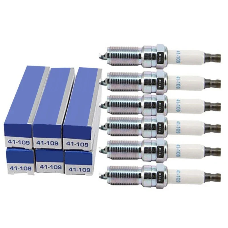 4/6pcs 41-109 12622561 High Quality Spark Plugs For Buick Chevrolet Camaro Cadillac Cts Ats Srx Gmc Saturn Opel Vauxhall
