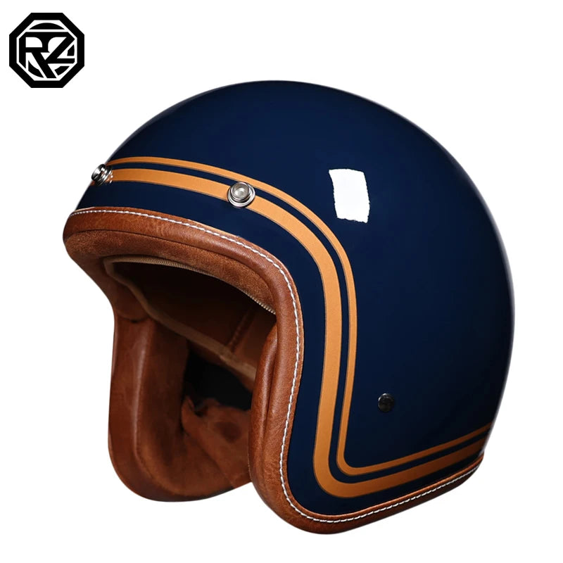 Motorcycle Helmet Motocicleta Cacapete Casco Casque  Retro open face helmet 3/4 moto casco DOT approved