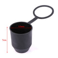 Universal 50mm Auto Tow Bar Ball Cover Accessories Durable Black Cap Towing Hitch Caravan Car Trailer Towball Protective Cover