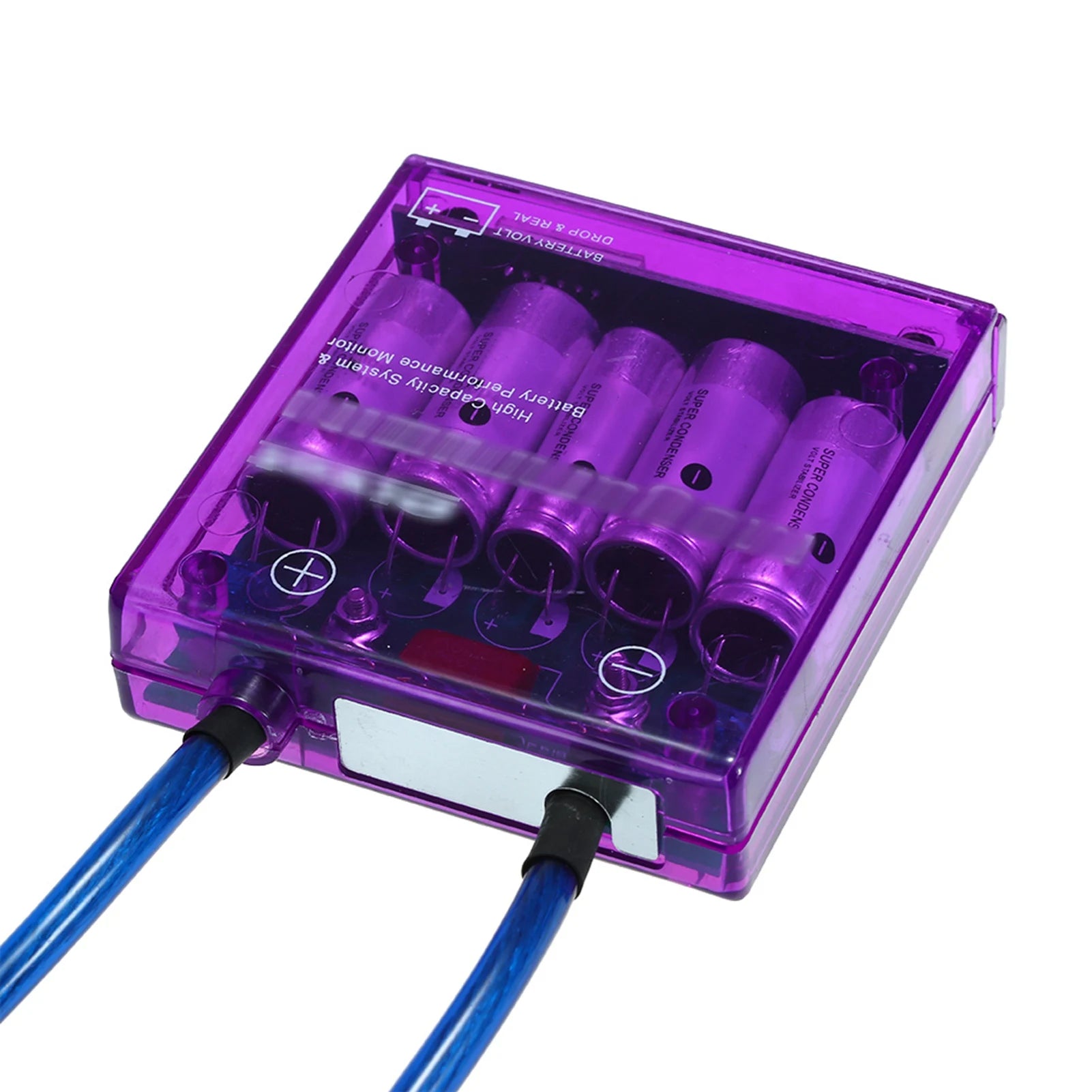 Car Digital Voltage Stabilizer  12V Electric Voltage Regulator Rectifier with Earth Ground Cables and Mounting Hardware
