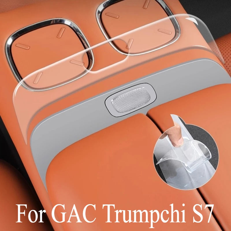 For GAC Trumpchi S7 Special Interior Film Armrest Box Panel Key Switch Prompt Auto Supplies Interior Decor  Accessories