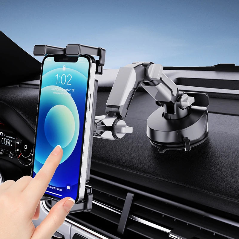 Car Tablet Holder, Long Connector, Cup Holder, 360° Rotatable, Portable Phone Holder In Car, Multi-functional Support