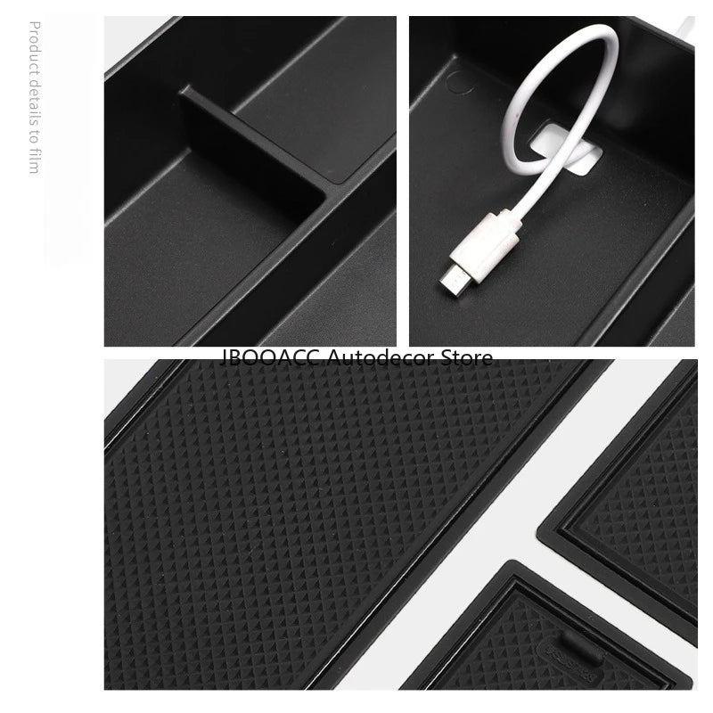 For CHANGAN Deepal S7 S07 2023 2024 Car Center Console Organizer Storage Central Armrest Storage Box Car Accessories Interior