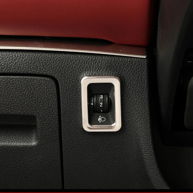 For MG HS 2018-2022 Interior Accessories  Tailgate Tail Door Inside AC Outlet Vent Head Lights Lamp Switch Button Cover Trim